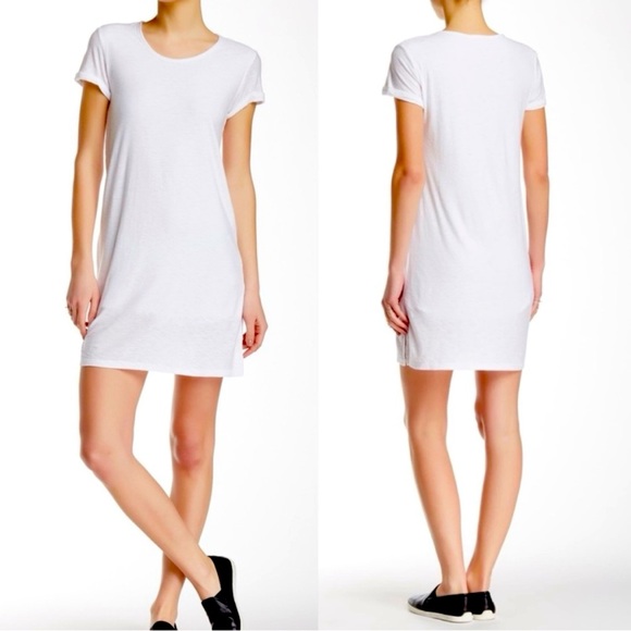 James Perse Dresses & Skirts - James Perse Rolled Sleeve T-Shirt Dress - Size 1 (small)